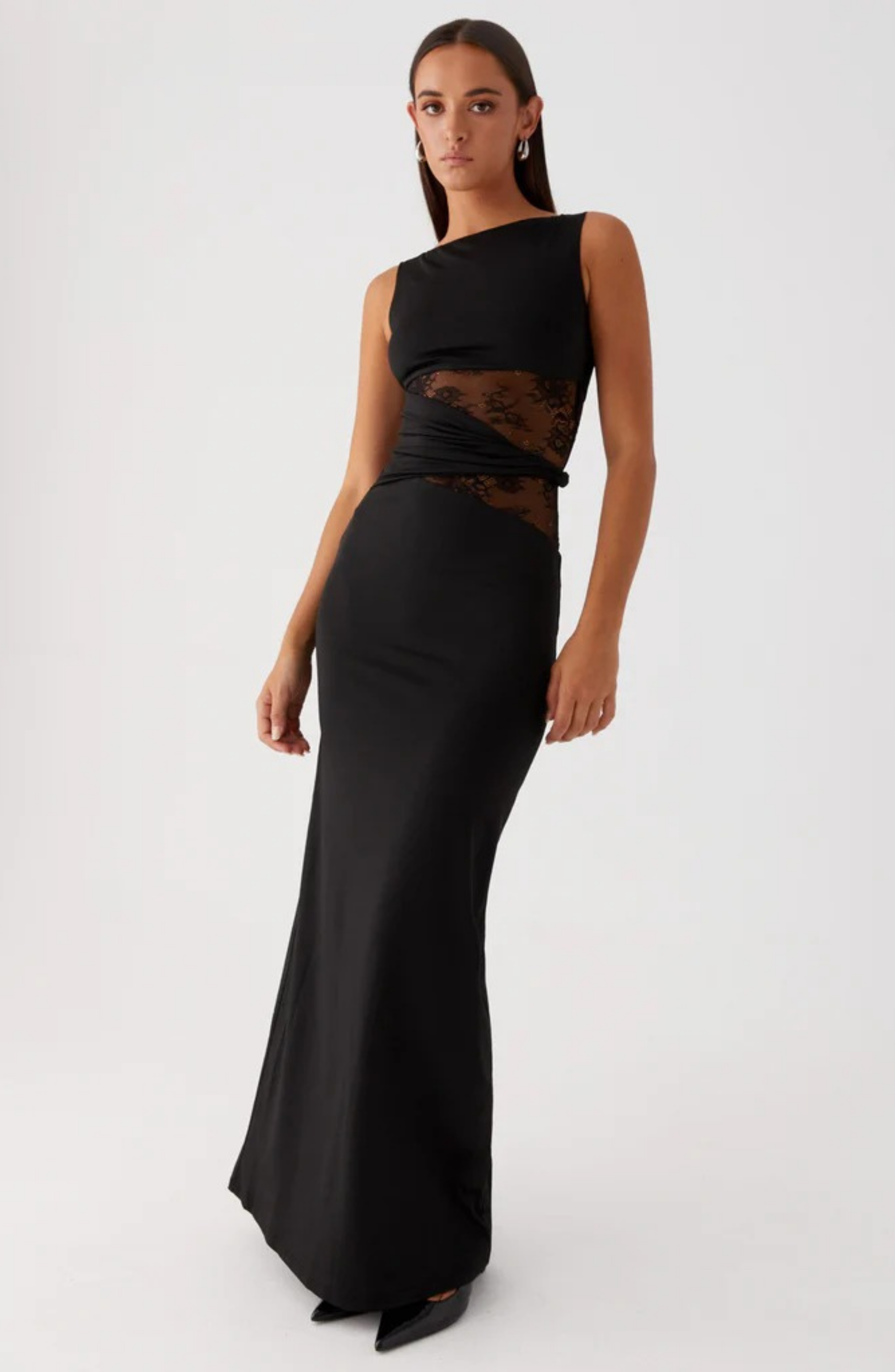 Diana | Arktisches Maxikleid