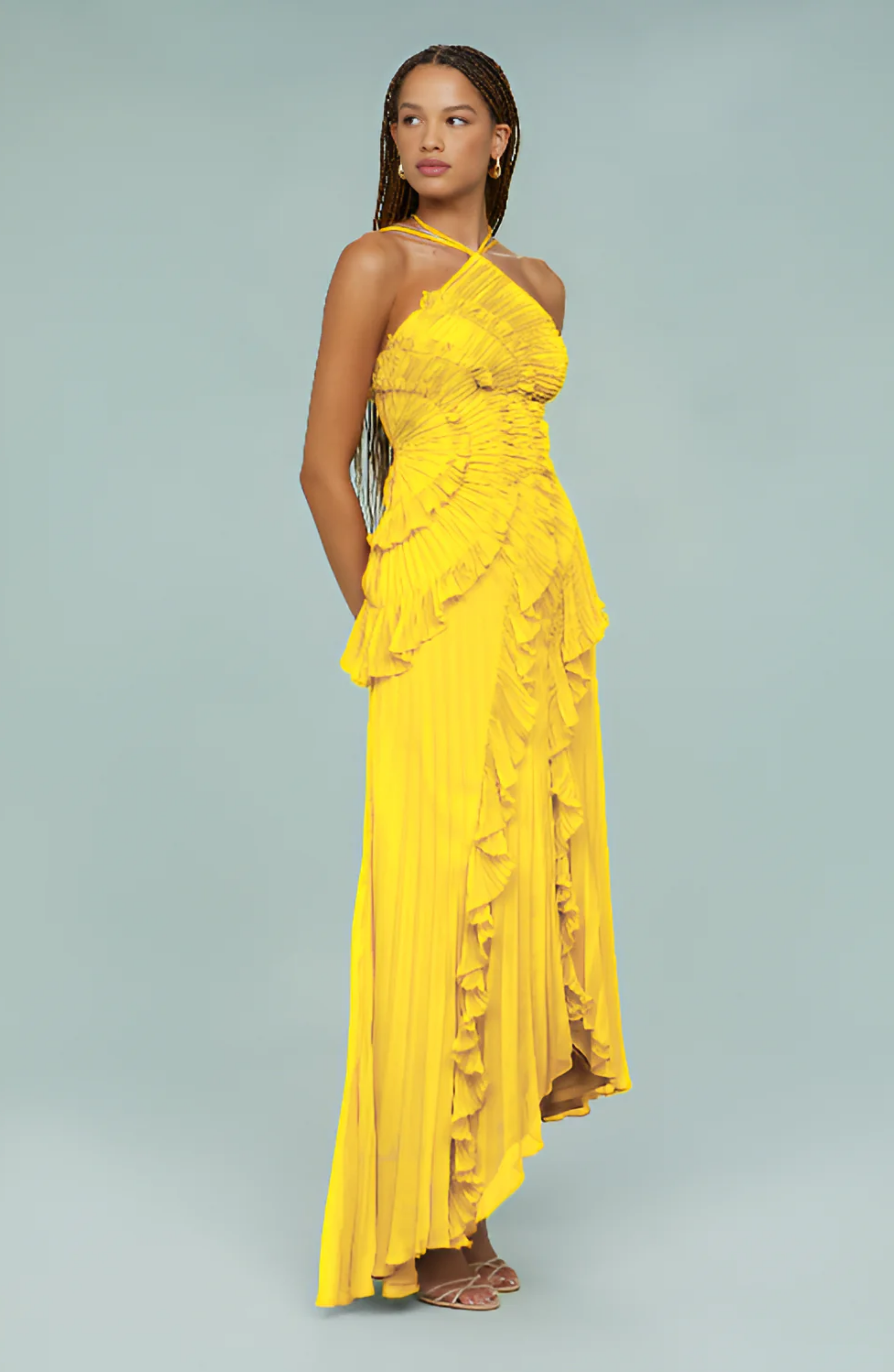 Floriane | Halterneck-Maxikleid