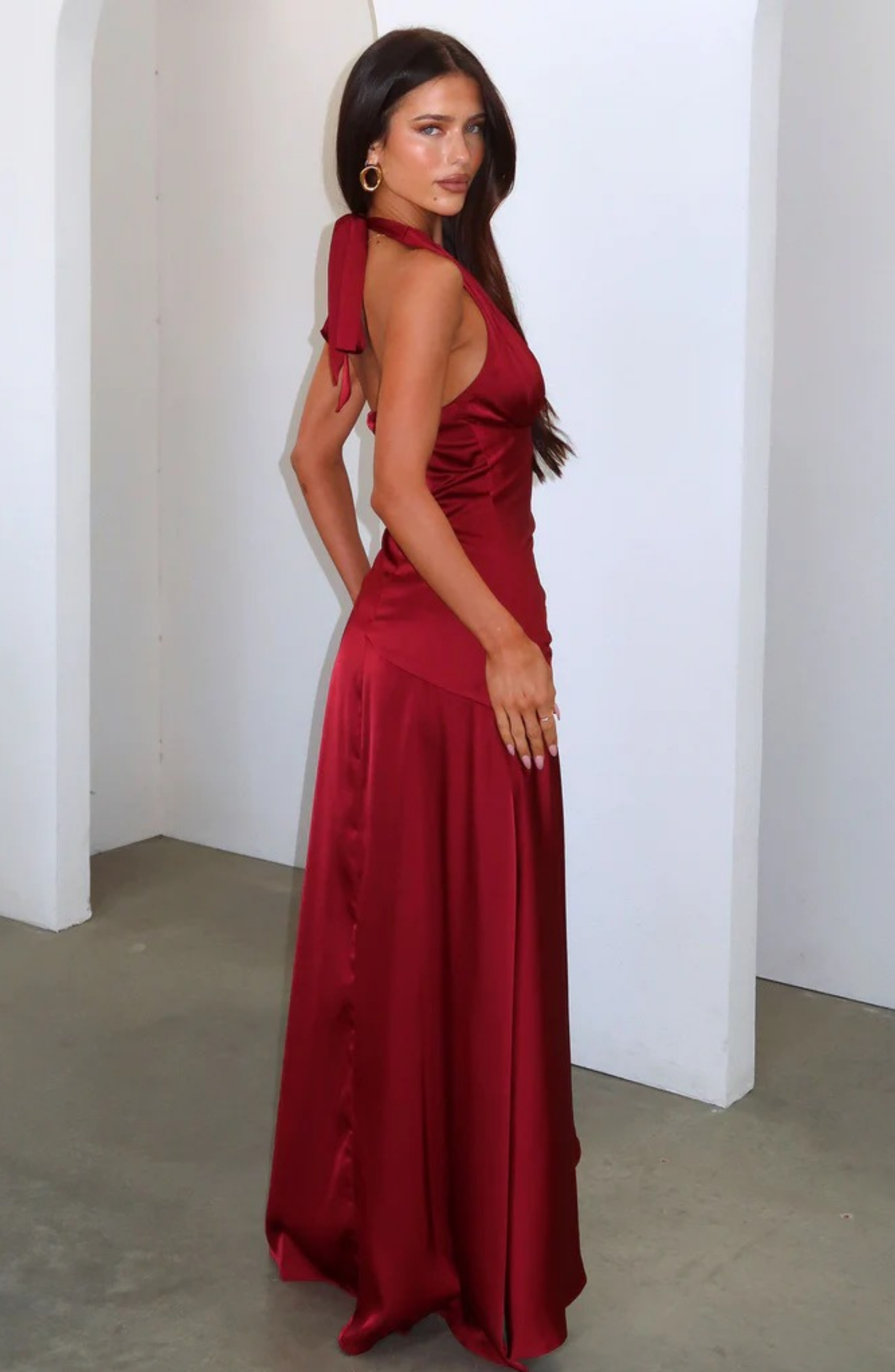 Beatrice | Seide Maxi-Kleid