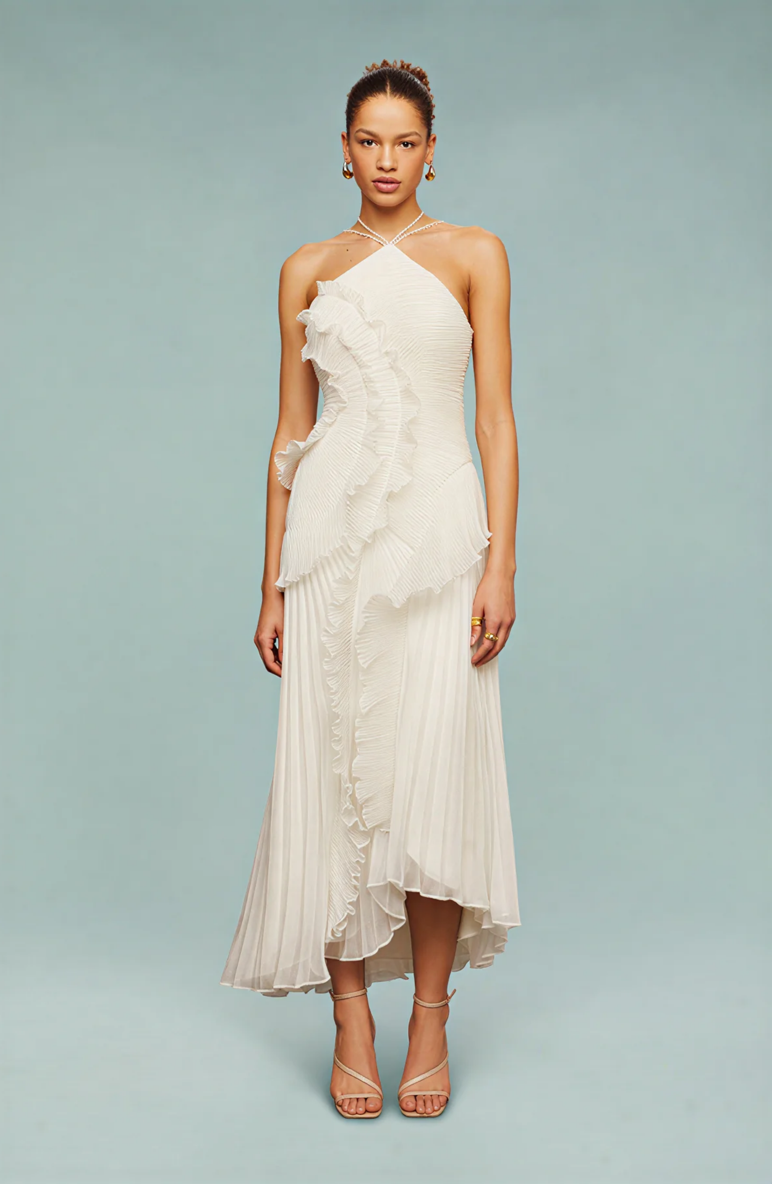 Floriane | Halterneck-Maxikleid