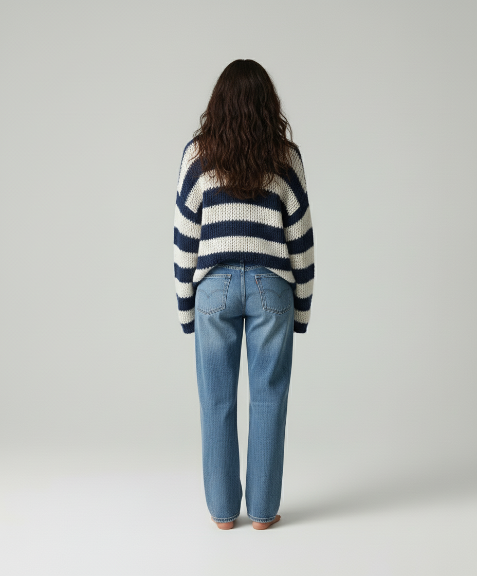 Antonia | Gestreifter Strickpulli