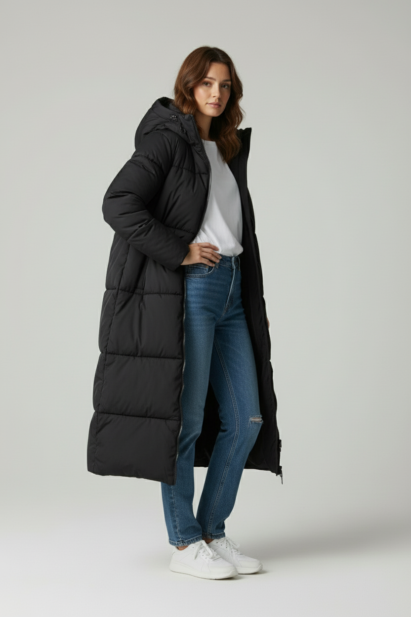 Thalia | Lange gepolsterte Jacke