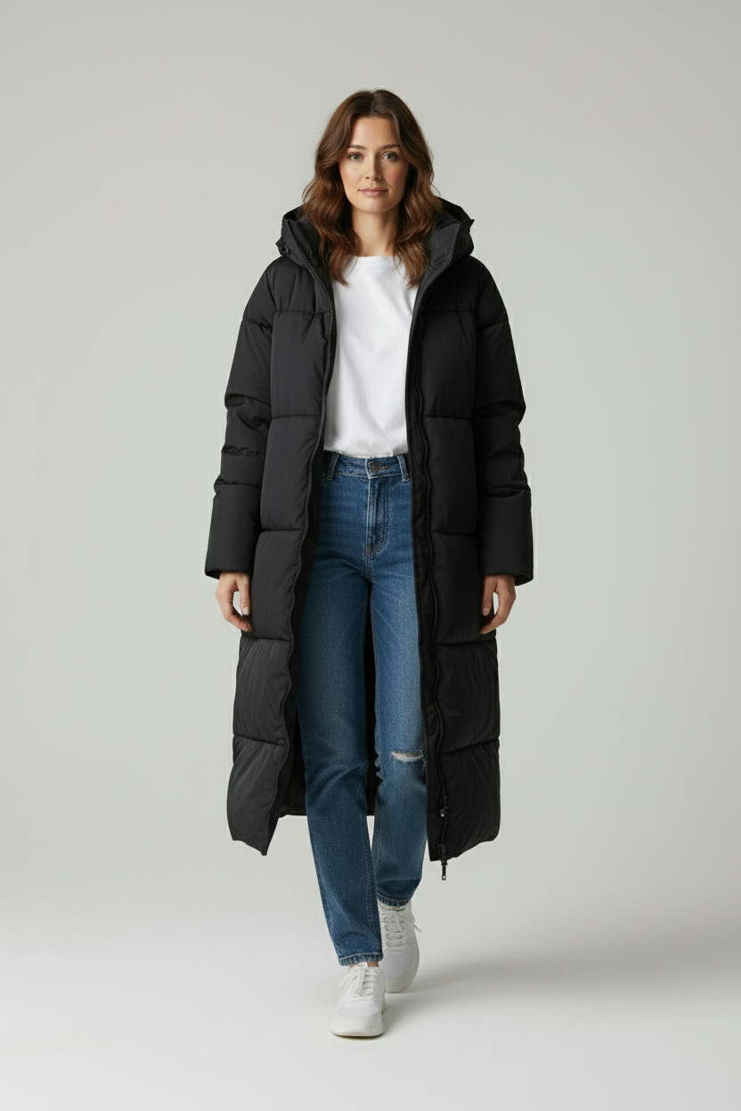 Thalia | Lange gepolsterte Jacke