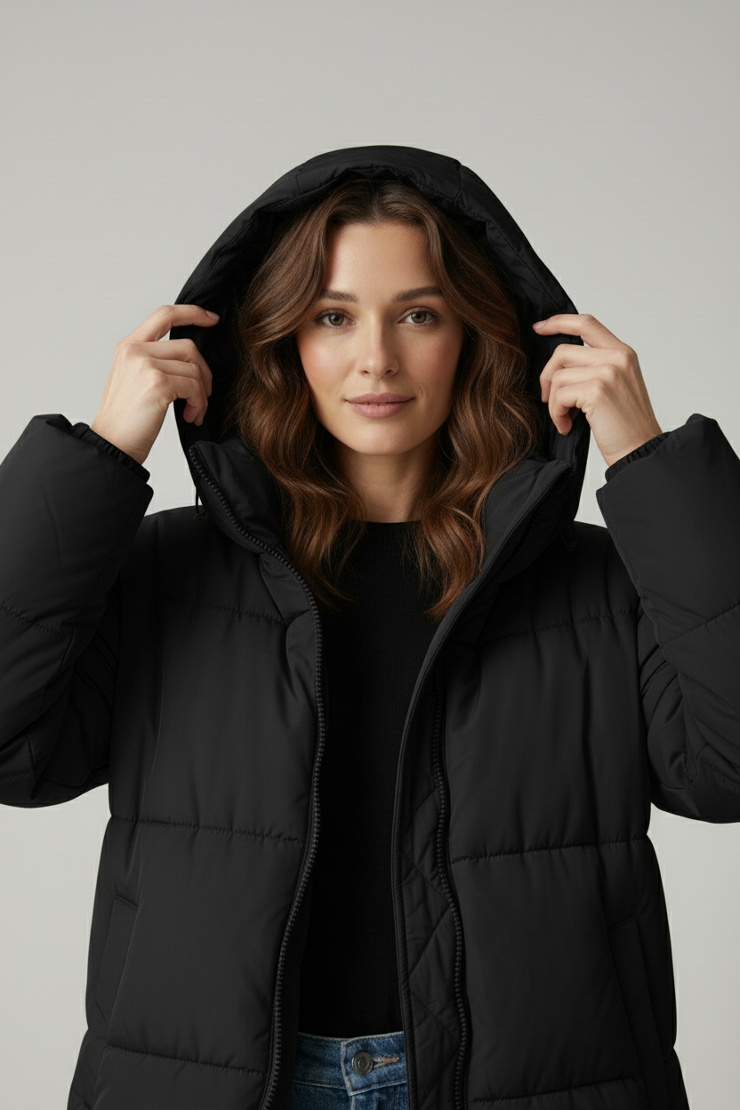 Thalia | Lange gepolsterte Jacke