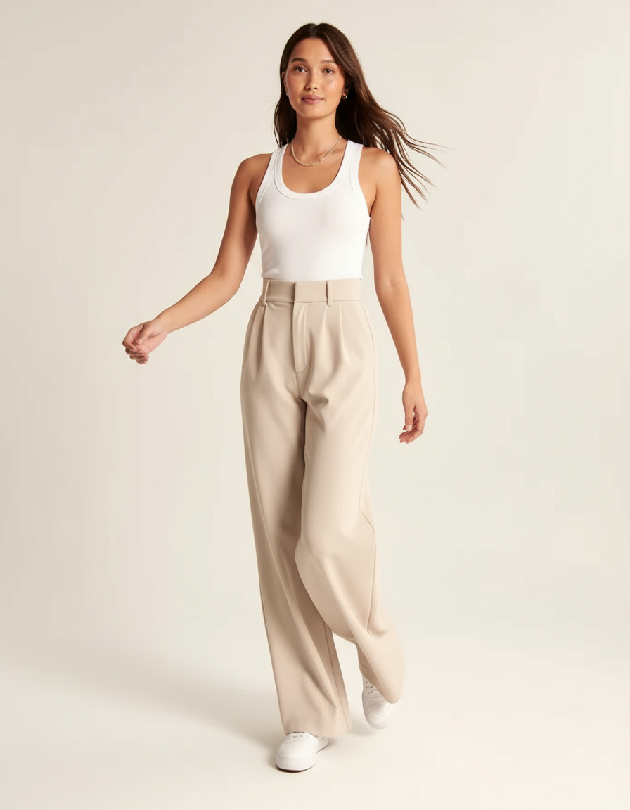 Inès | Hose mit Hochbund