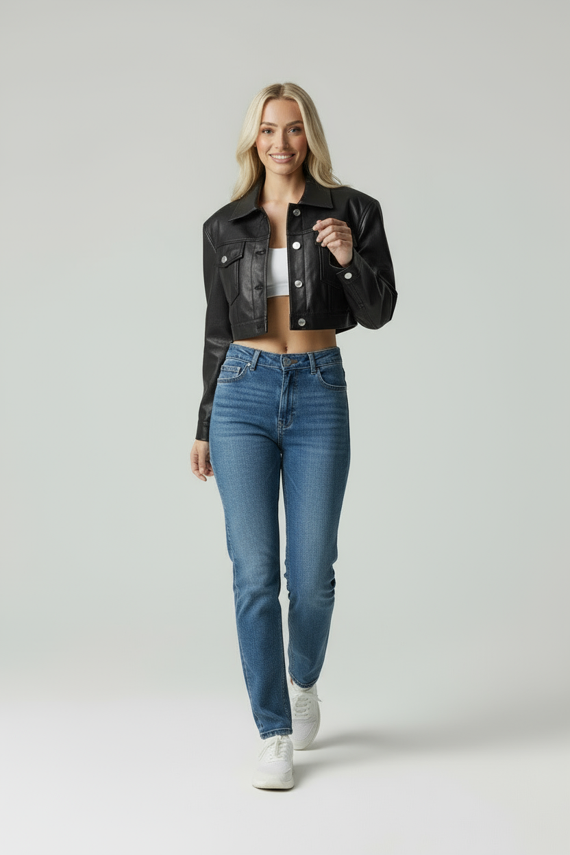 Arabella | Kurze Lederjacke
