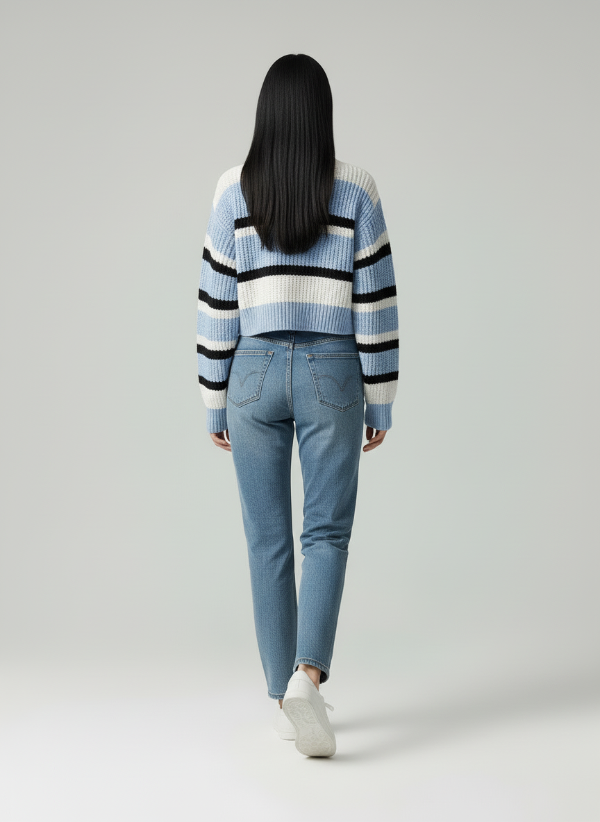 Isabel | Gestreifter Strickpullover