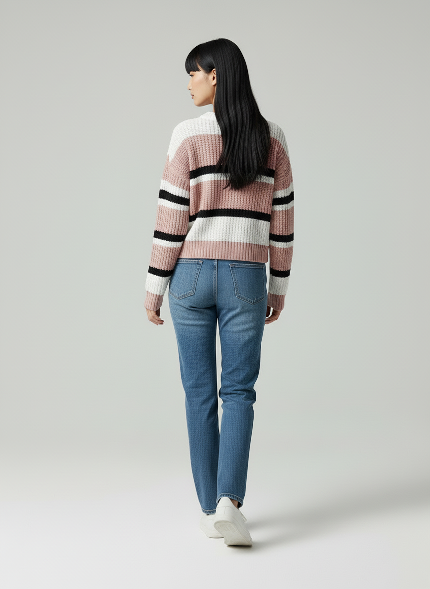 Isabel | Gestreifter Strickpullover