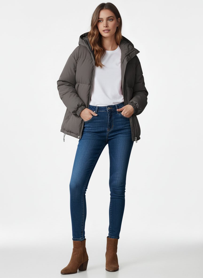Luna | Pufferjacke mit Kapuze