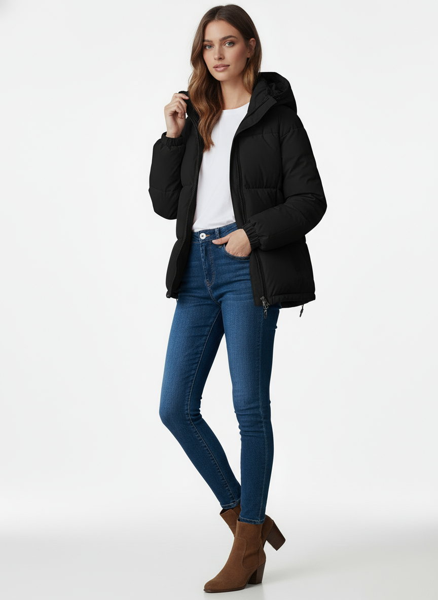 Luna | Pufferjacke mit Kapuze