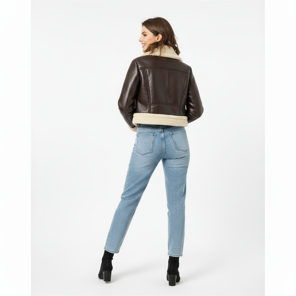 Rylee | Bomberjacke mit kuscheligem Sherpa-Futter