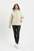Femke | Teddyjacke mit hohem Kragen