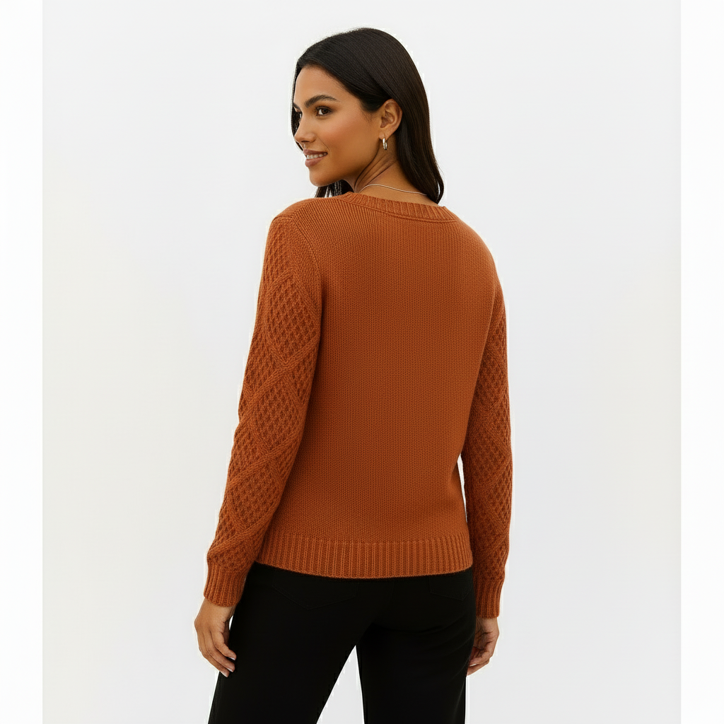 Bo | V-Neck Knit Sweater
