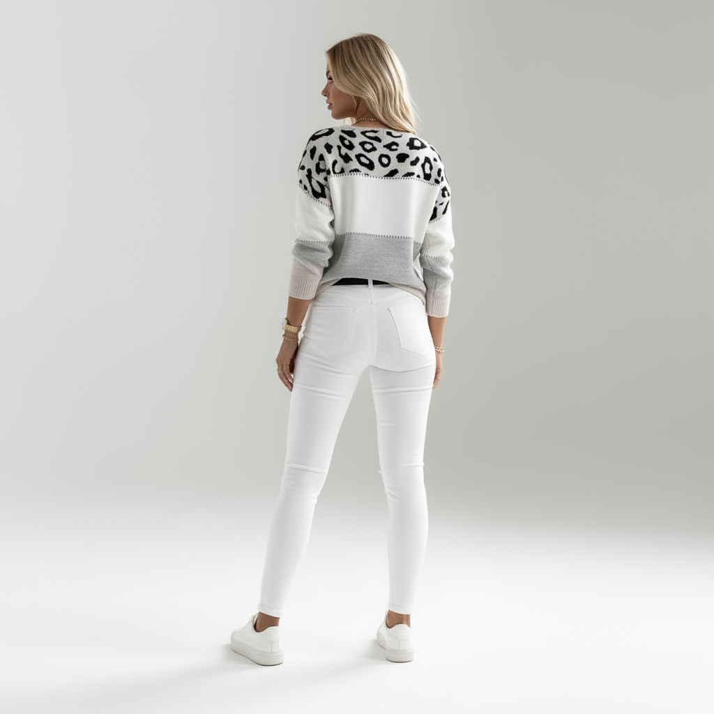 Mae | Leopardenmuster Pullover