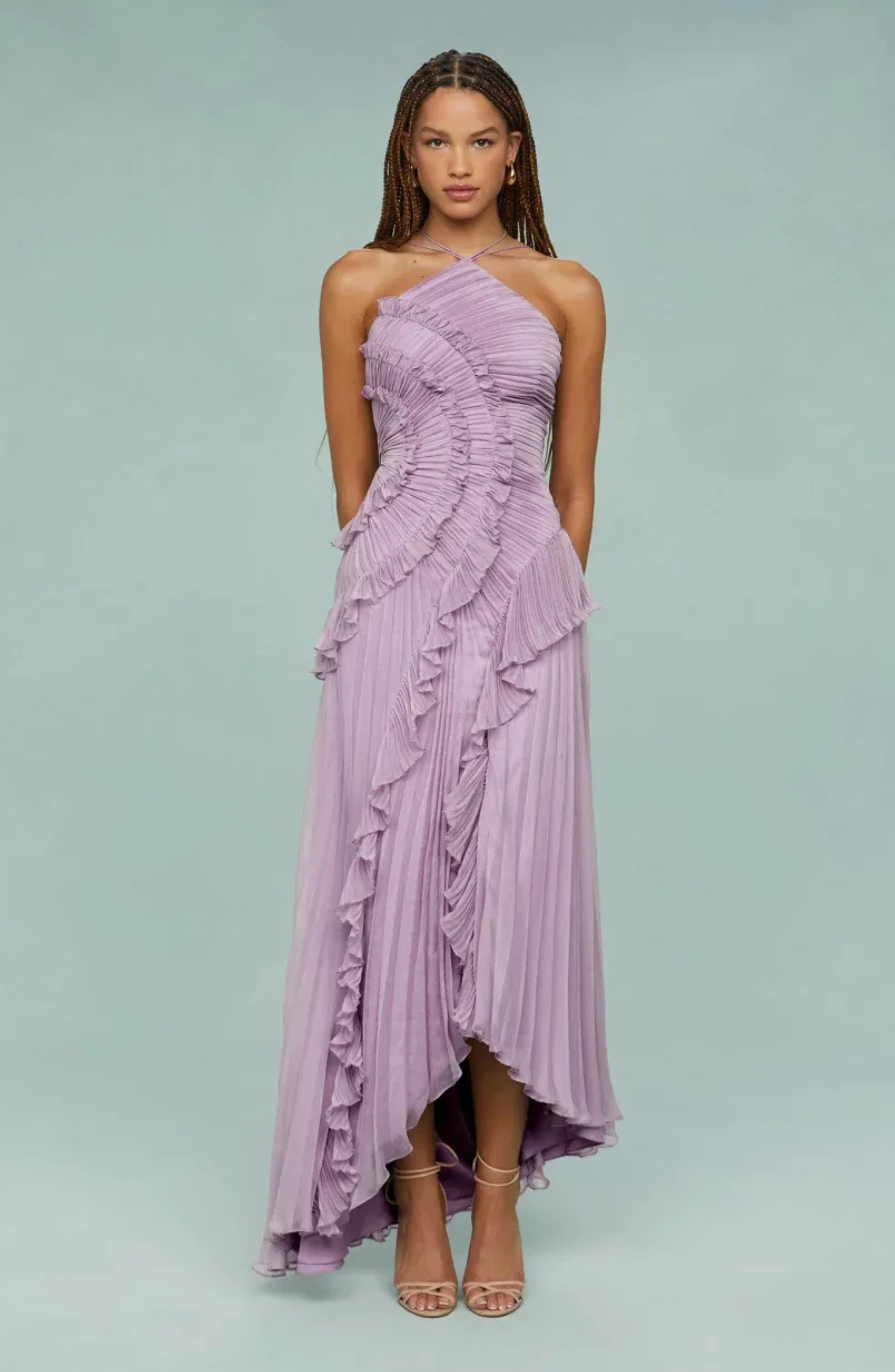 Floriane | Halterneck-Maxikleid