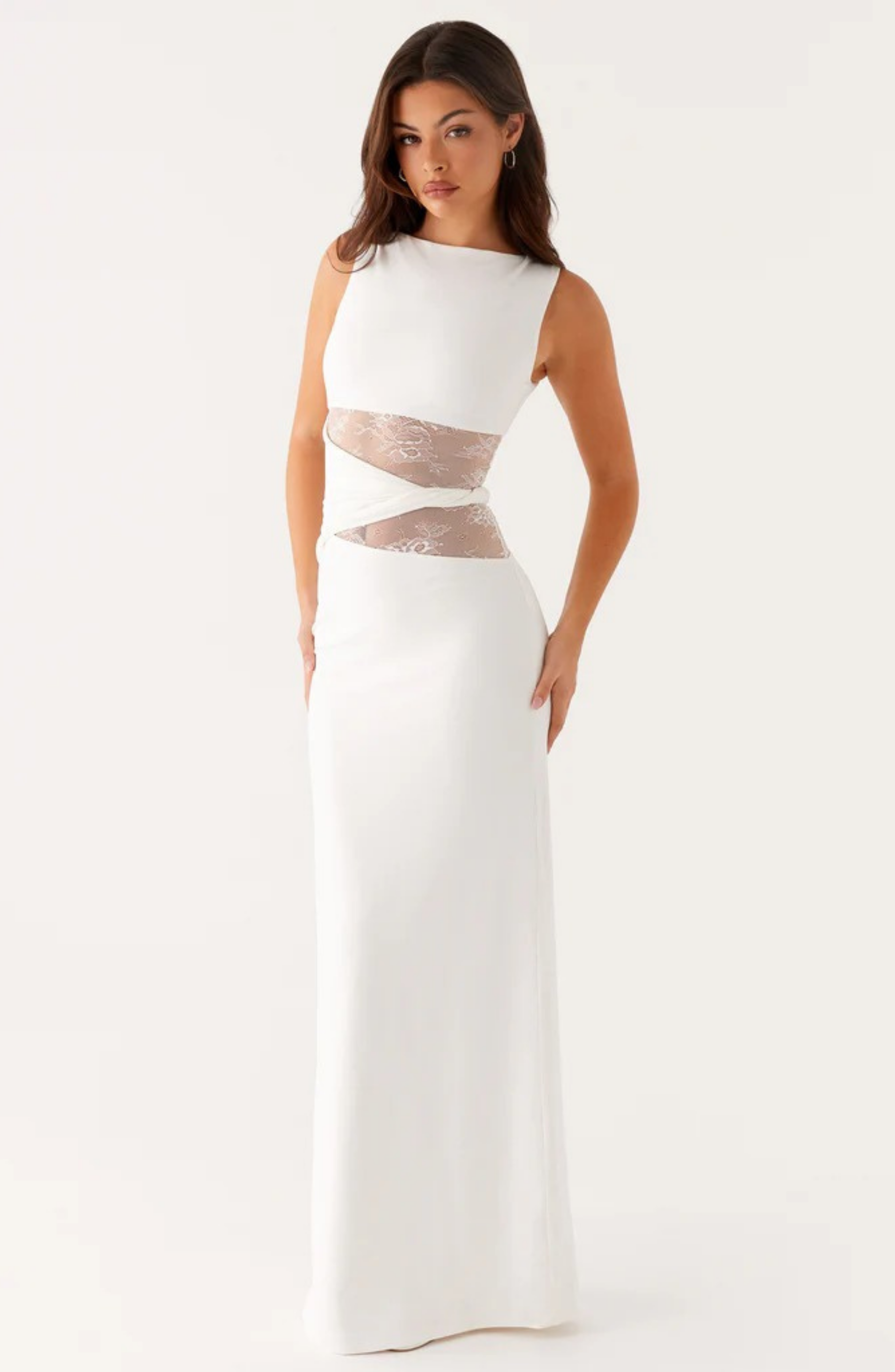 Diana | Arktisches Maxikleid