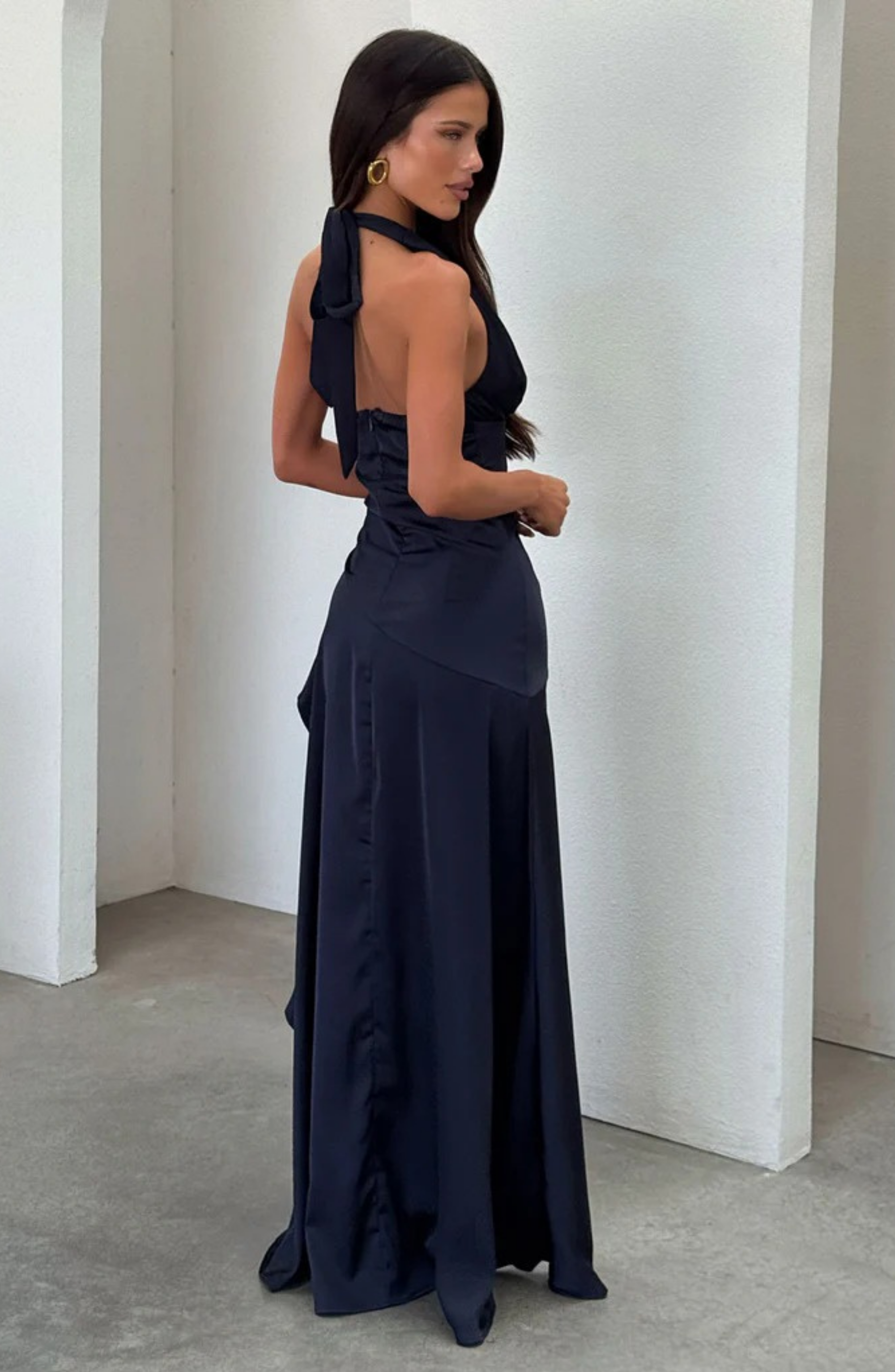 Beatrice | Seide Maxi-Kleid