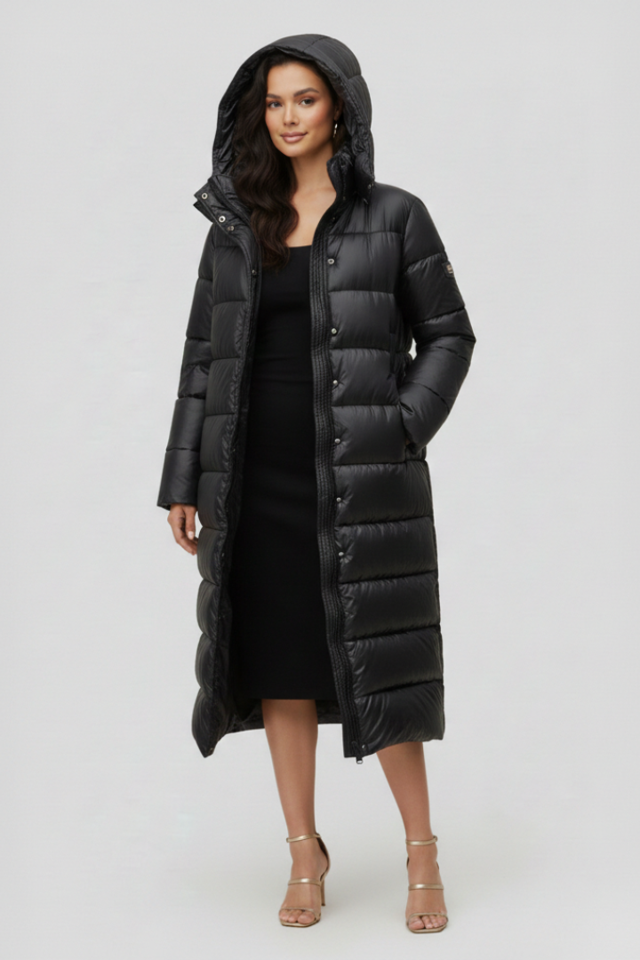 Layla | Puffer-Mantel mit Kapuze