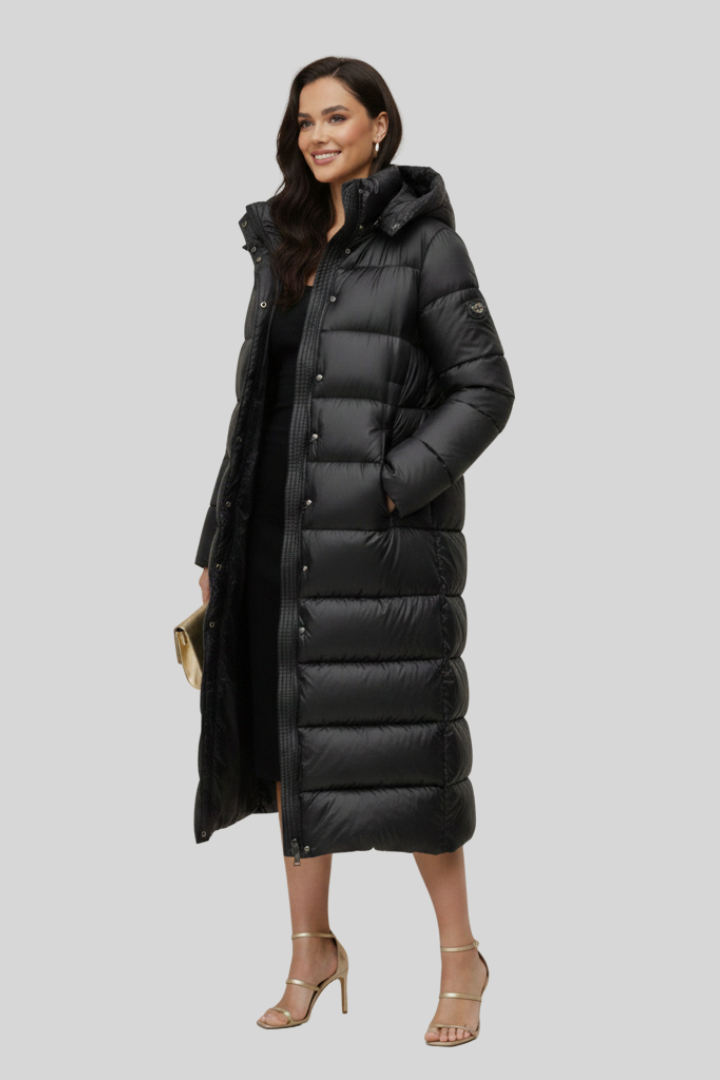 Layla | Puffer-Mantel mit Kapuze