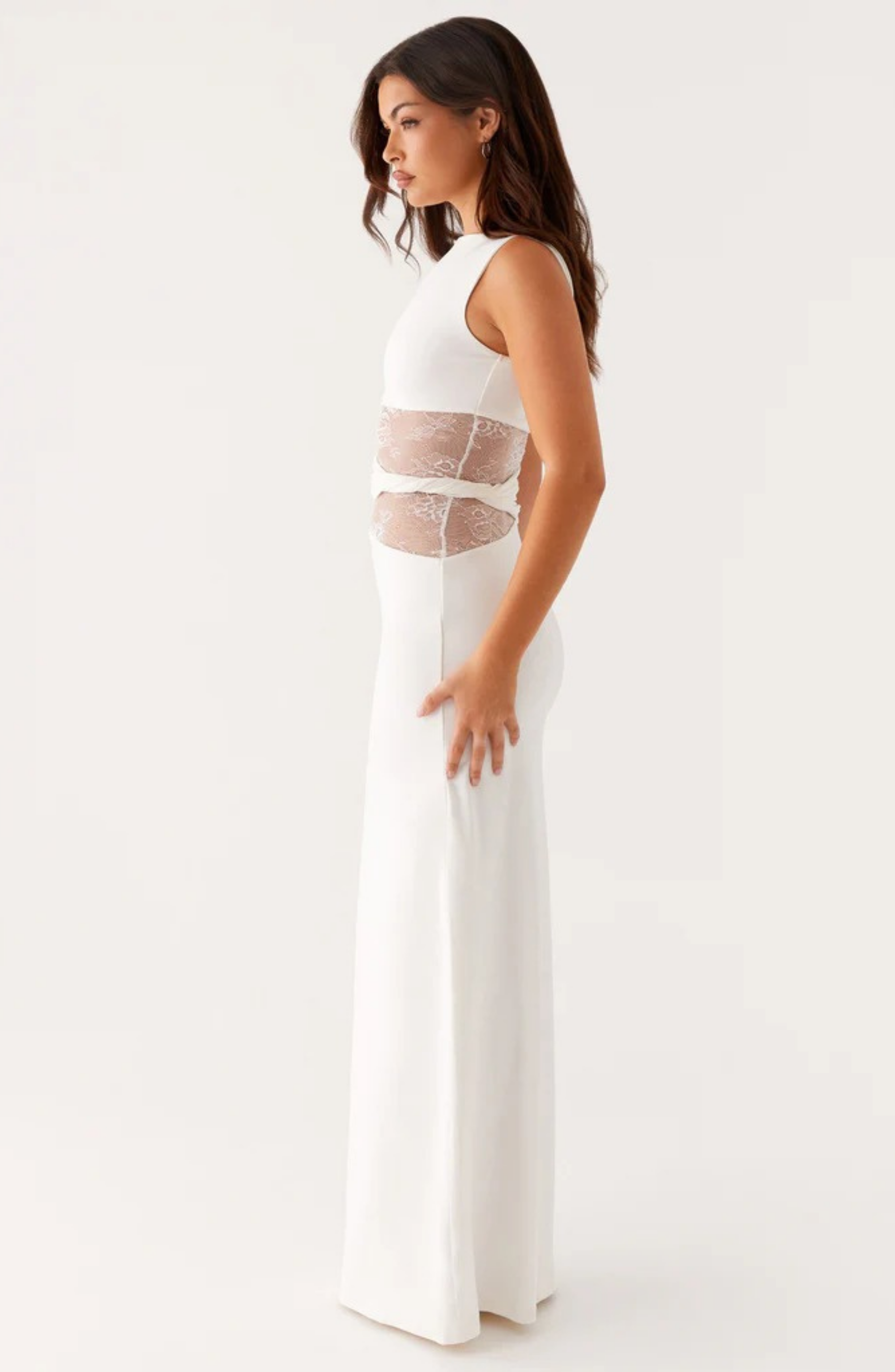 Diana | Arktisches Maxikleid