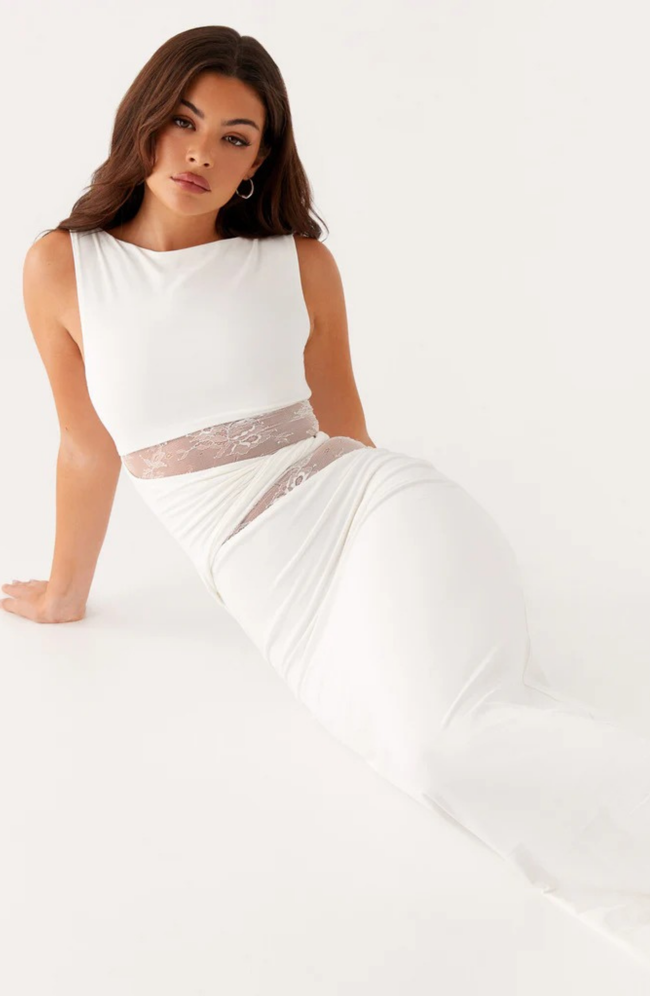 Diana | Arktisches Maxikleid