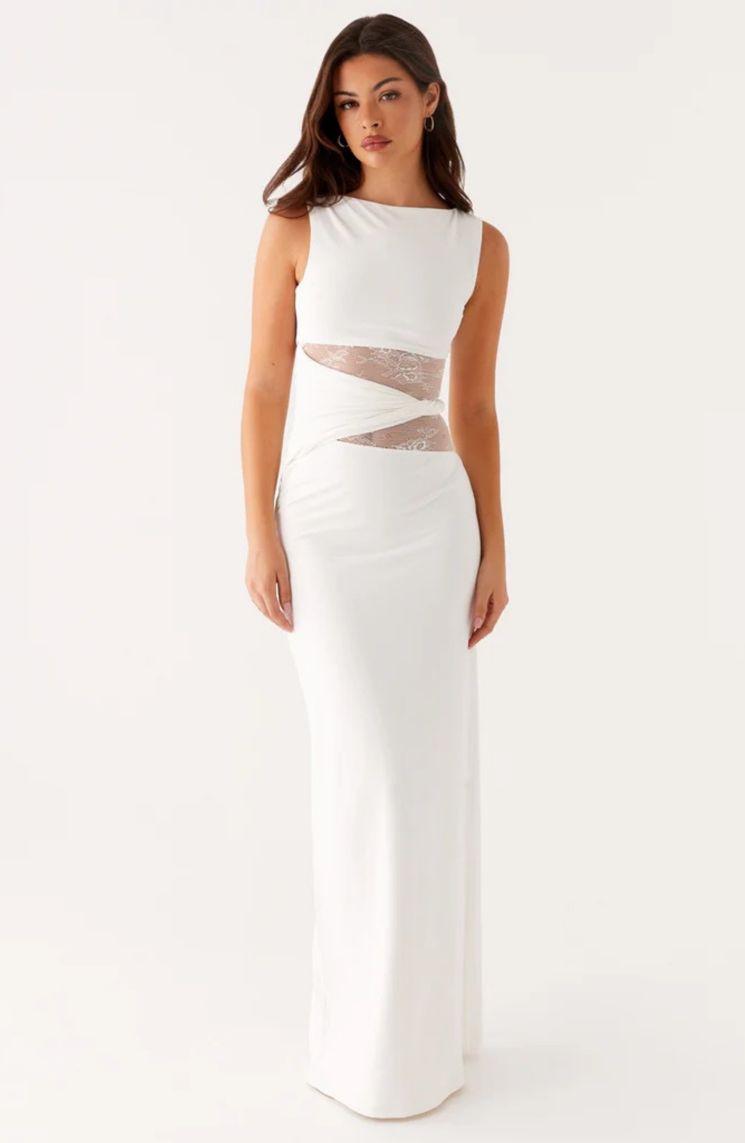 Diana | Arktisches Maxikleid