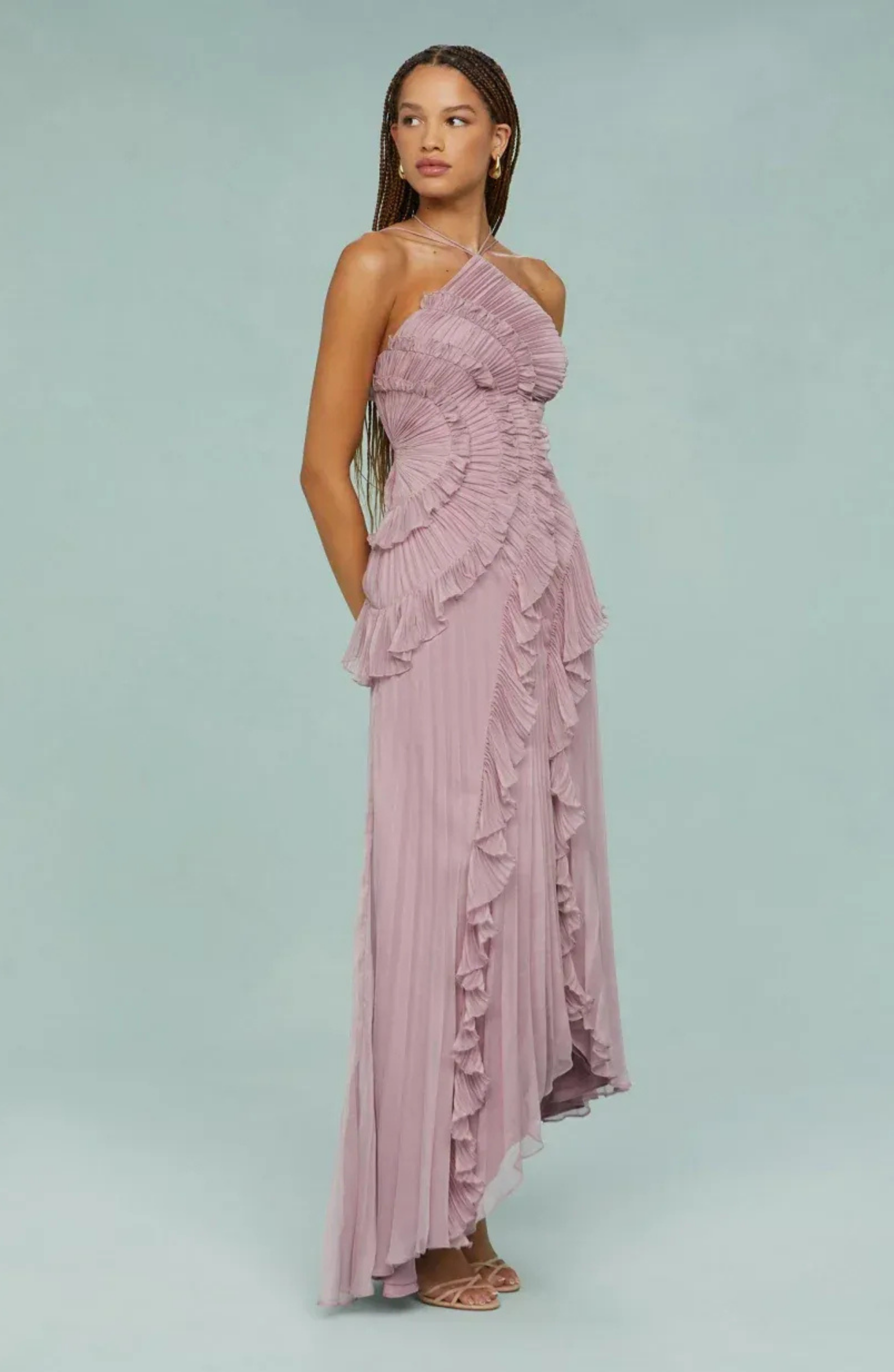 Floriane | Halterneck-Maxikleid