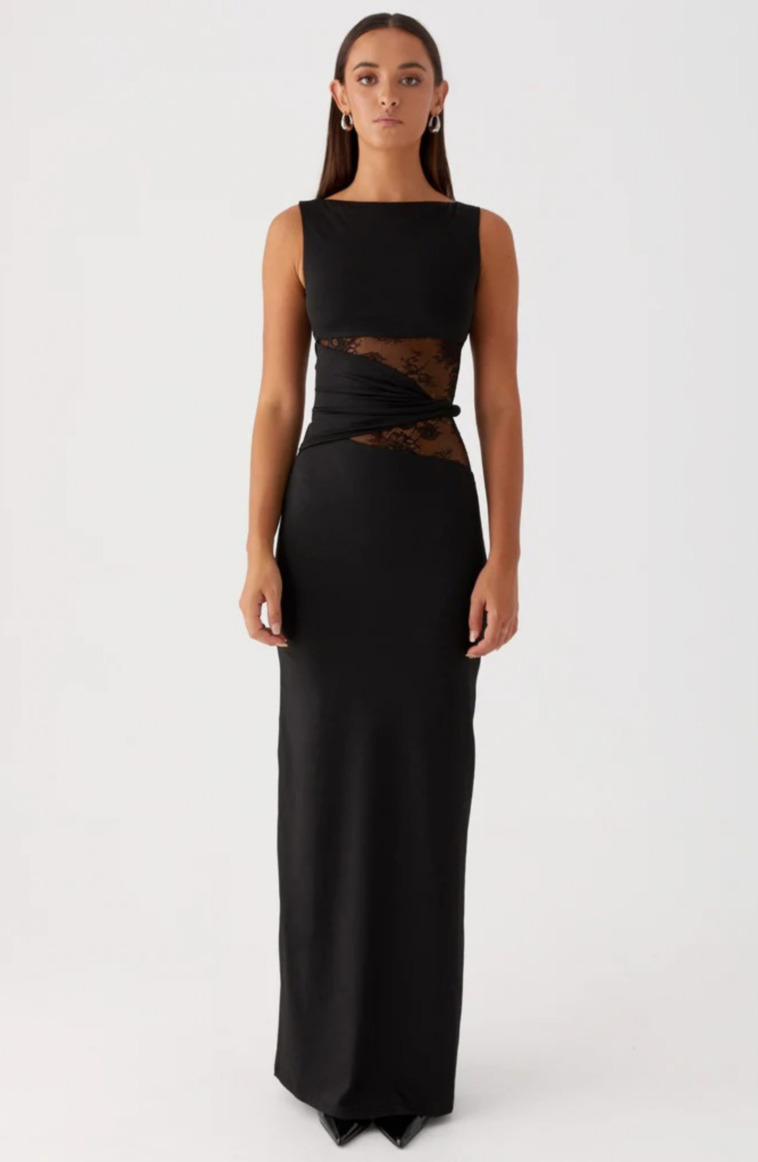 Diana | Arktisches Maxikleid