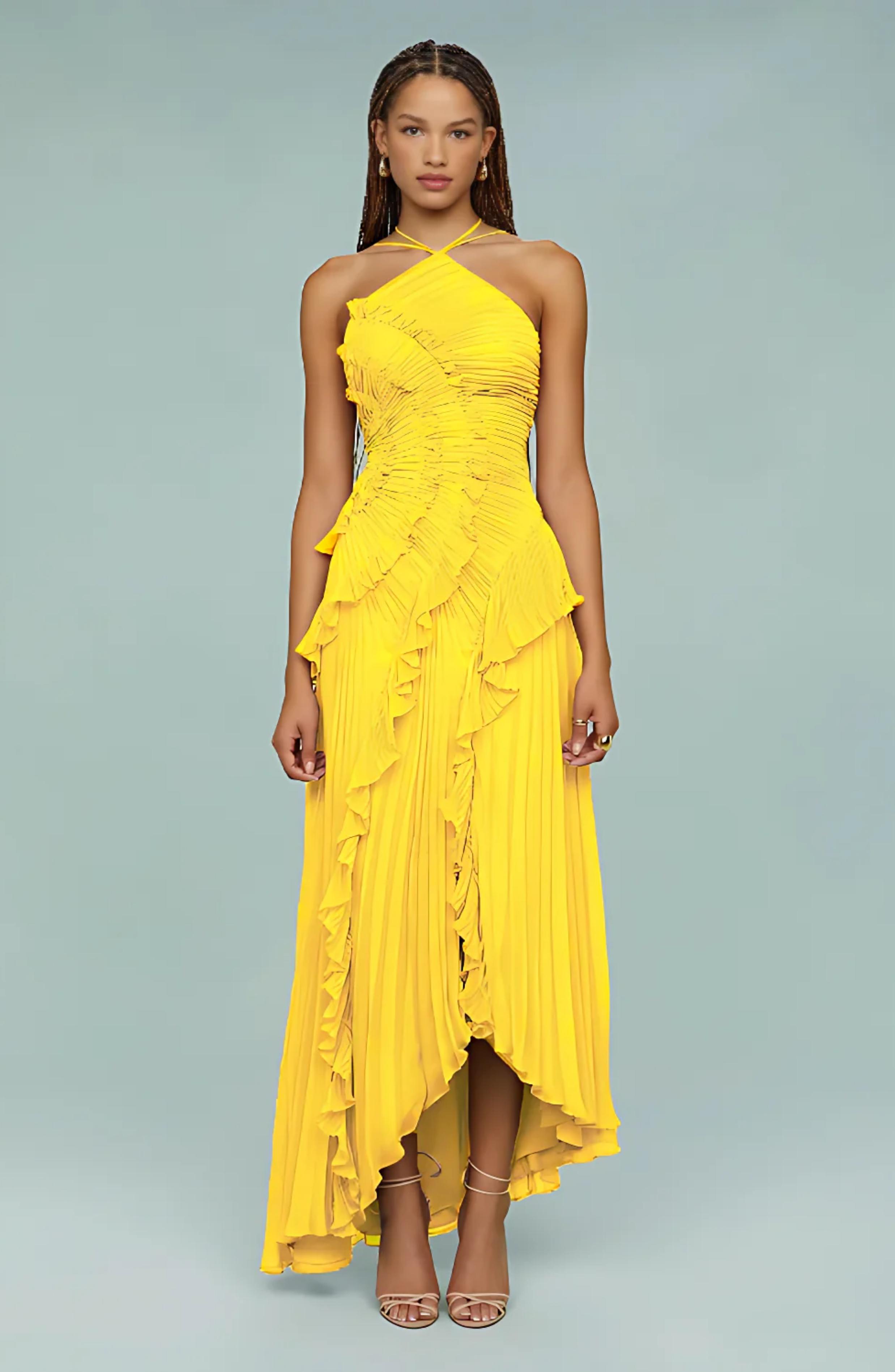 Floriane | Halterneck-Maxikleid