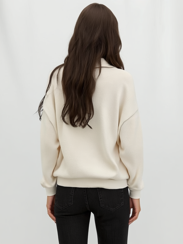 Léa | Strick-Polopullover