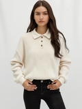 Léa | Strick-Polopullover