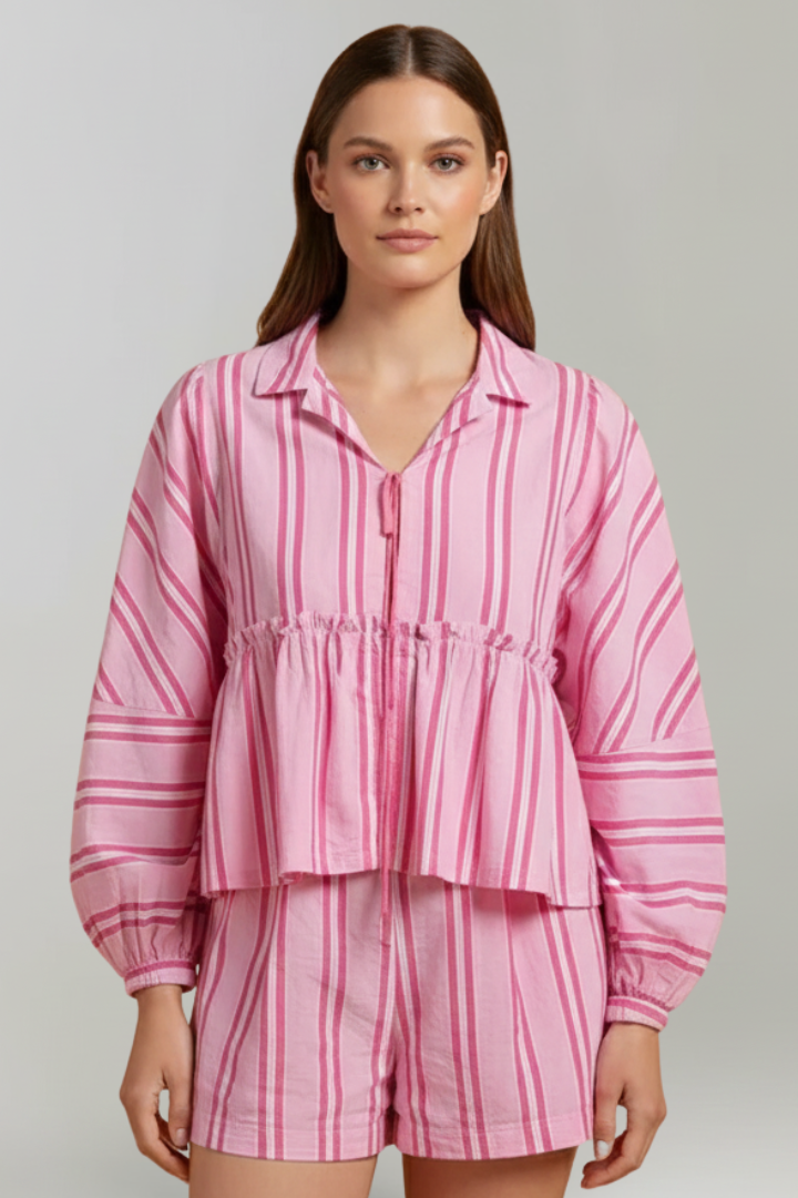 Aelisse | Knoten-Top & Shorts Set