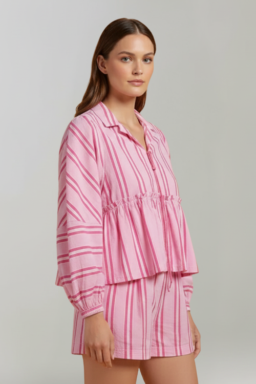 Aelisse | Knoten-Top & Shorts Set