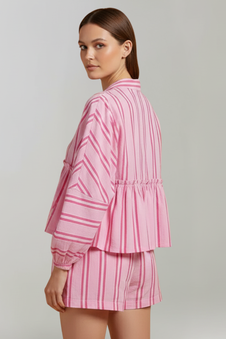 Aelisse | Knoten-Top & Shorts Set