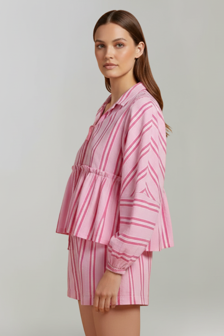 Aelisse | Knoten-Top & Shorts Set