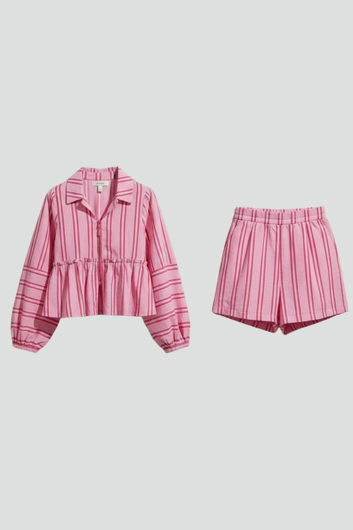 Aelisse | Knoten-Top & Shorts Set