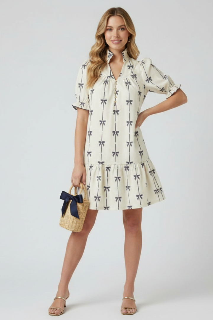 Aveline | Schleifen-Minikleid