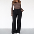 Beau | Hochbundhose mit geraden Beinen