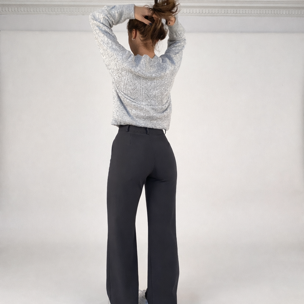 Beau | Hochbundhose mit geraden Beinen