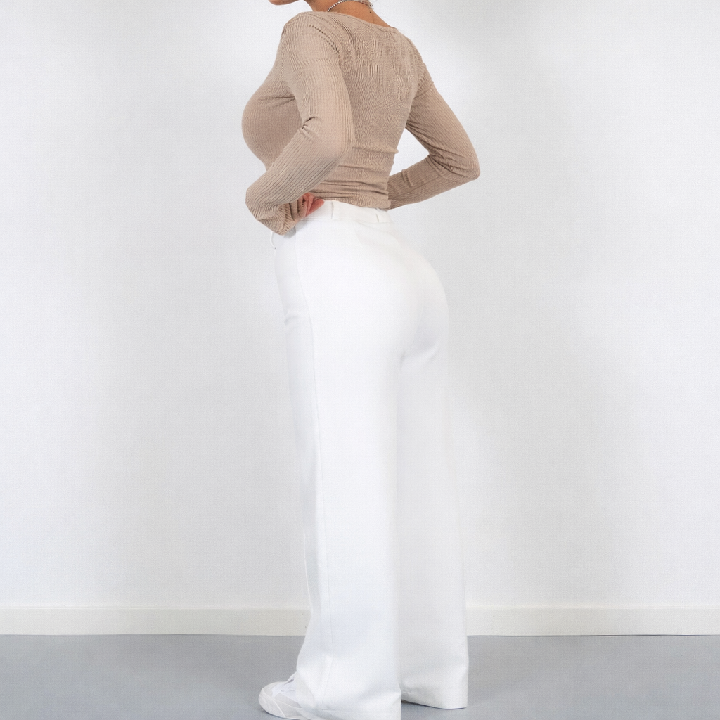 Beau | Hochbundhose mit geraden Beinen
