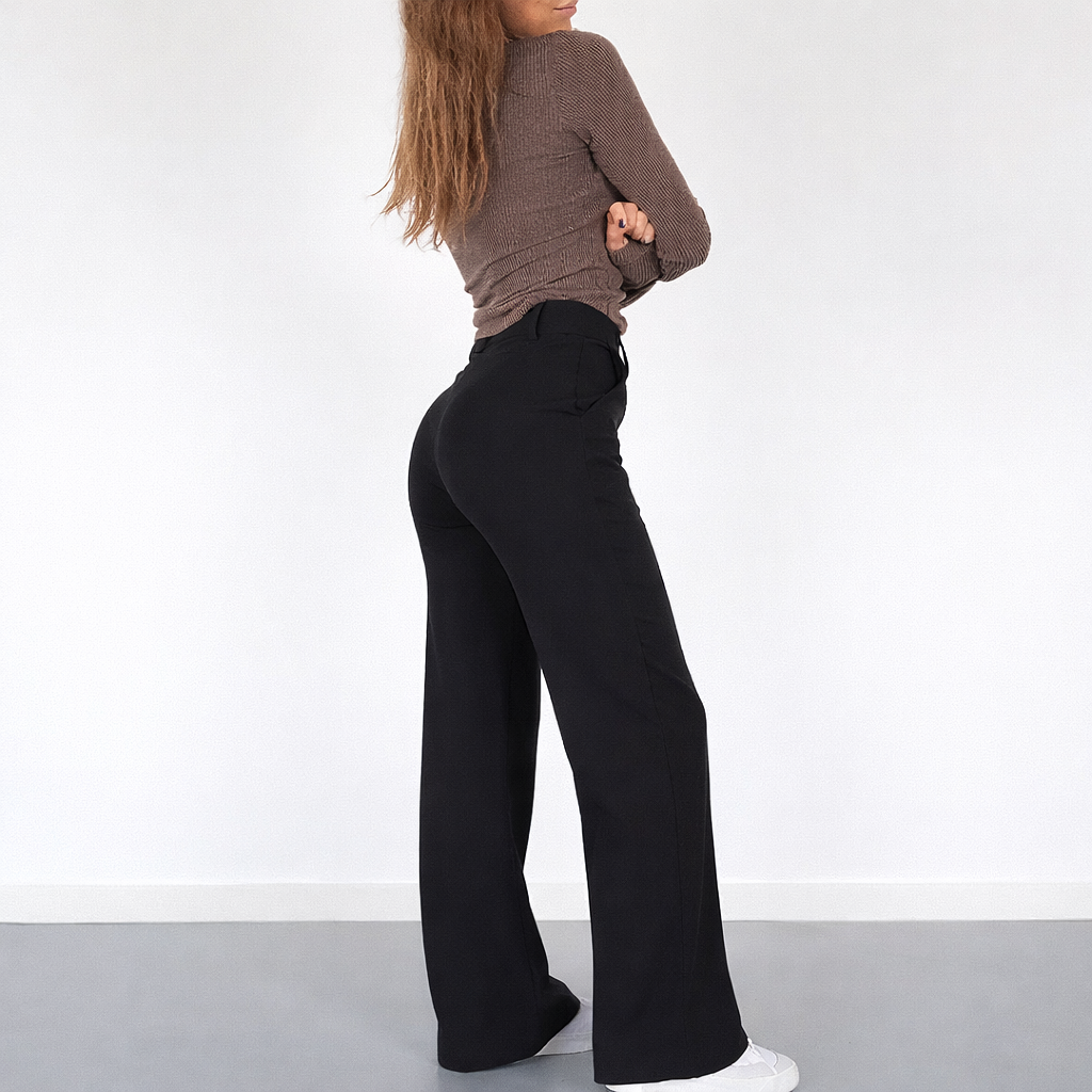 Beau | Hochbundhose mit geraden Beinen