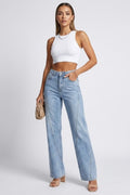 Brielle | Hochbund-Jeans gerade