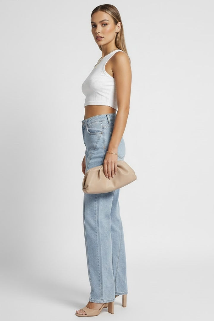 Brielle | Hochbund-Jeans gerade