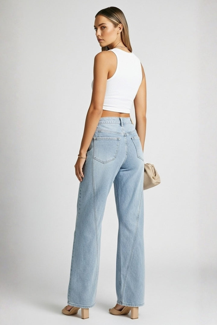 Brielle | Hochbund-Jeans gerade