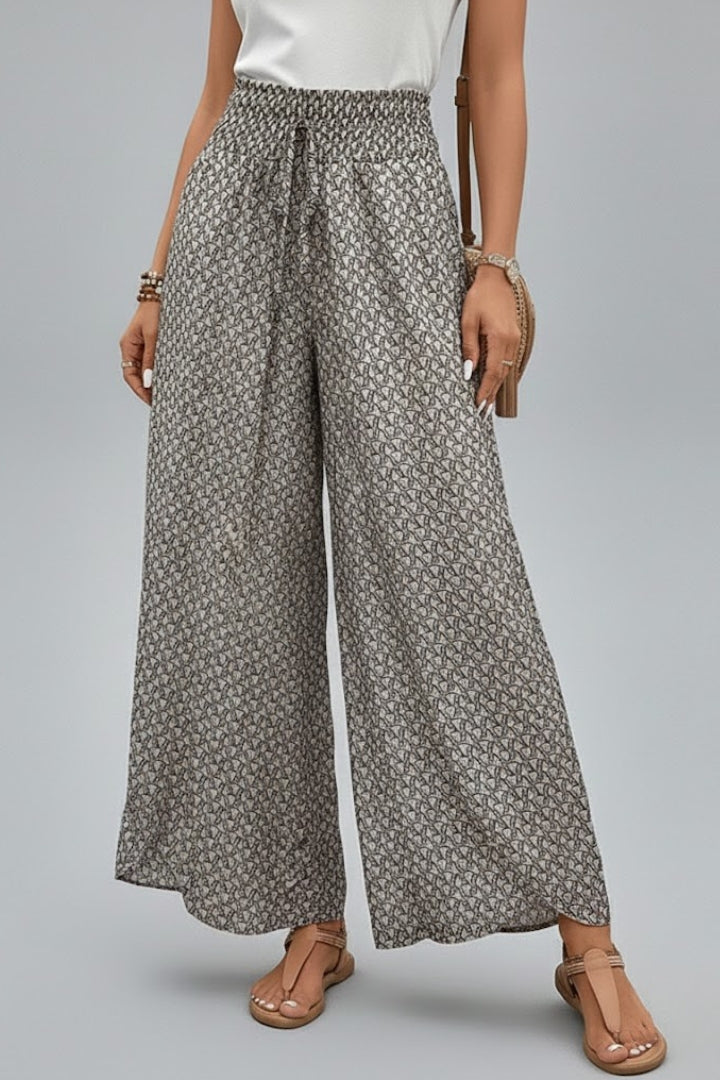 Cassia | Bedruckte weite Hose
