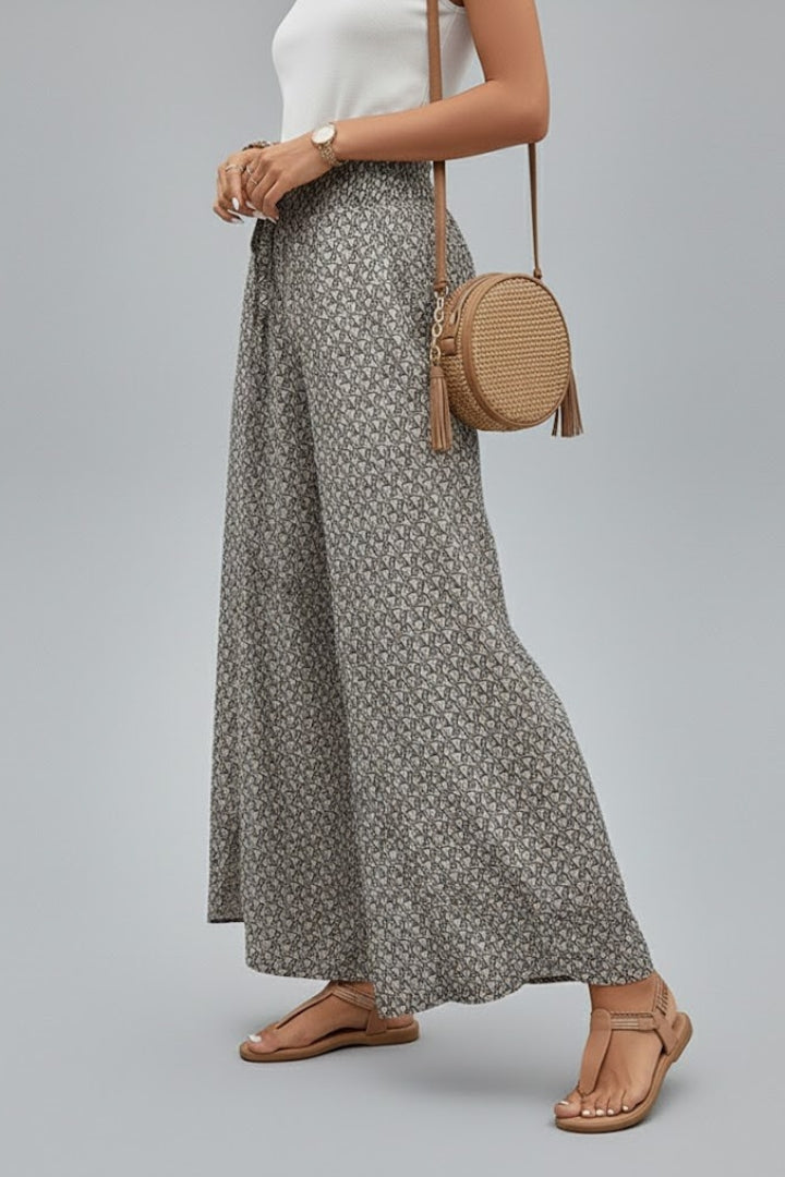 Cassia | Bedruckte weite Hose