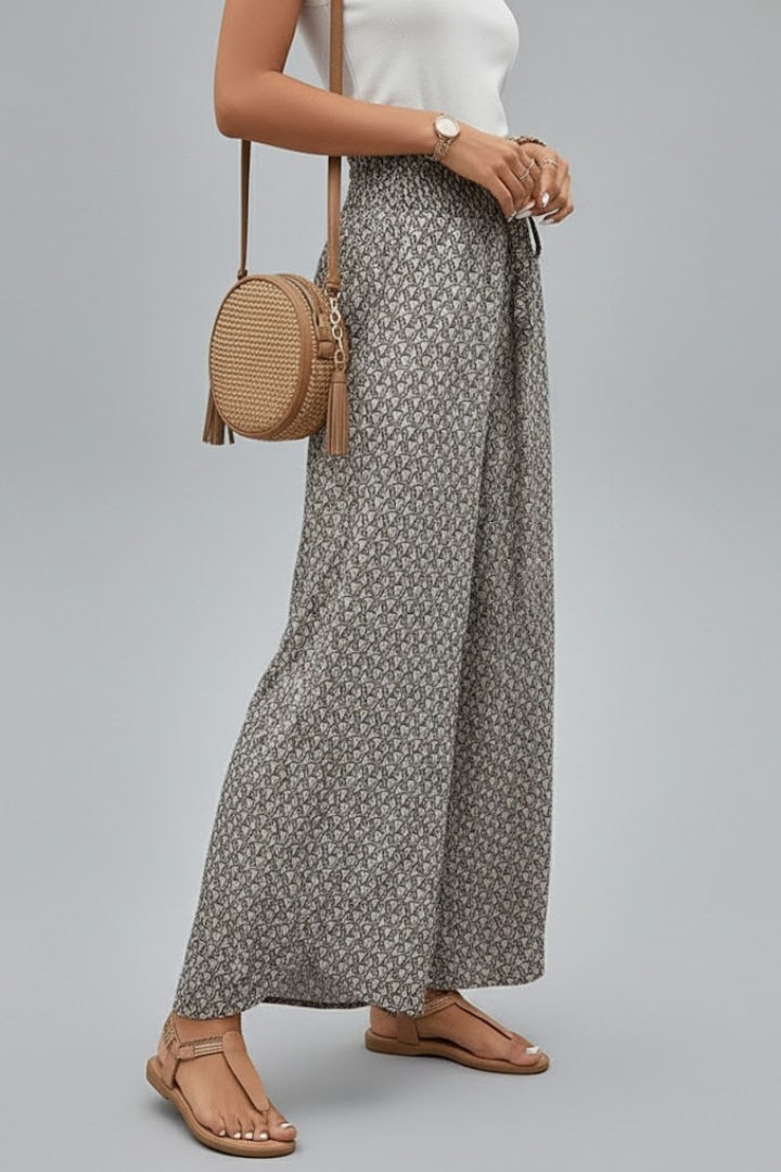 Cassia | Bedruckte weite Hose
