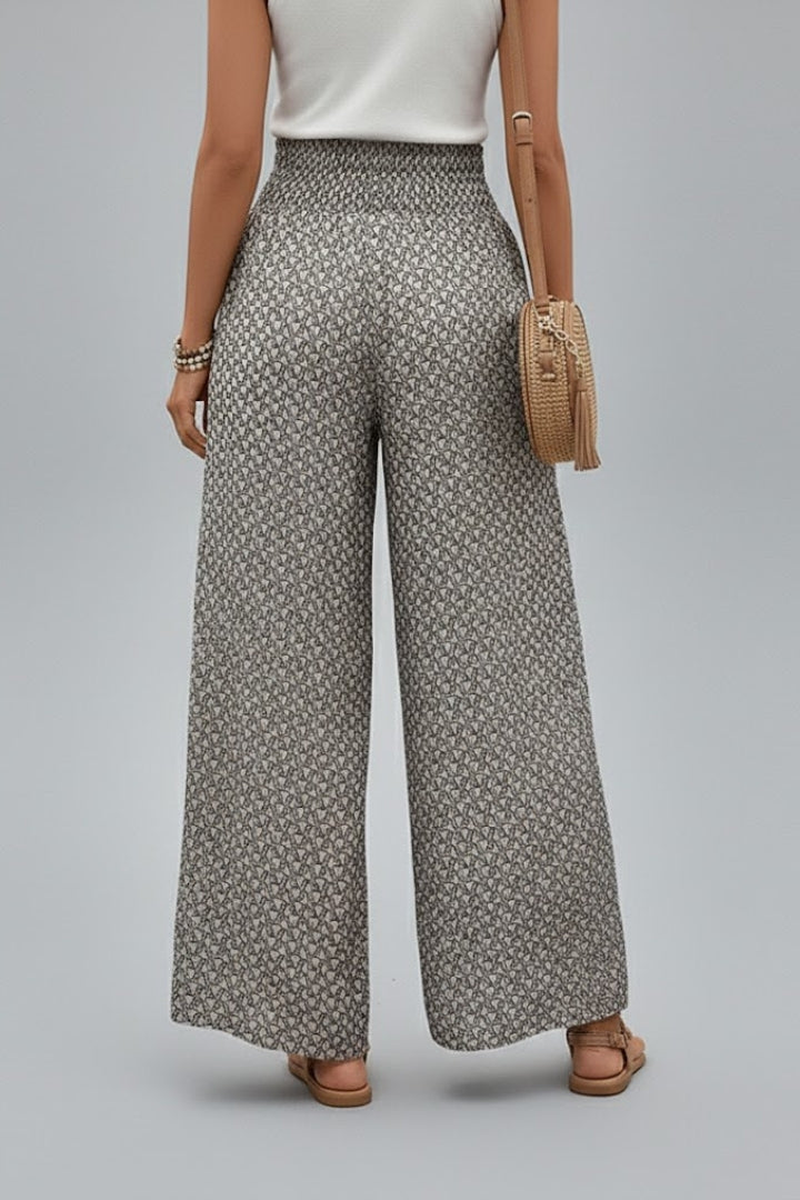Cassia | Bedruckte weite Hose