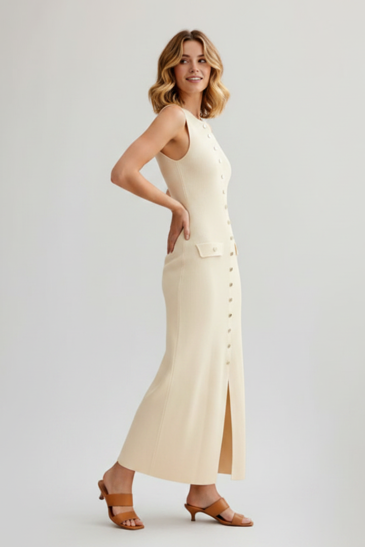 Charlotte | Strick-Maxikleid