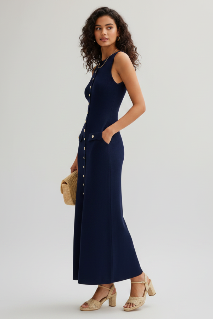Charlotte | Strick-Maxikleid